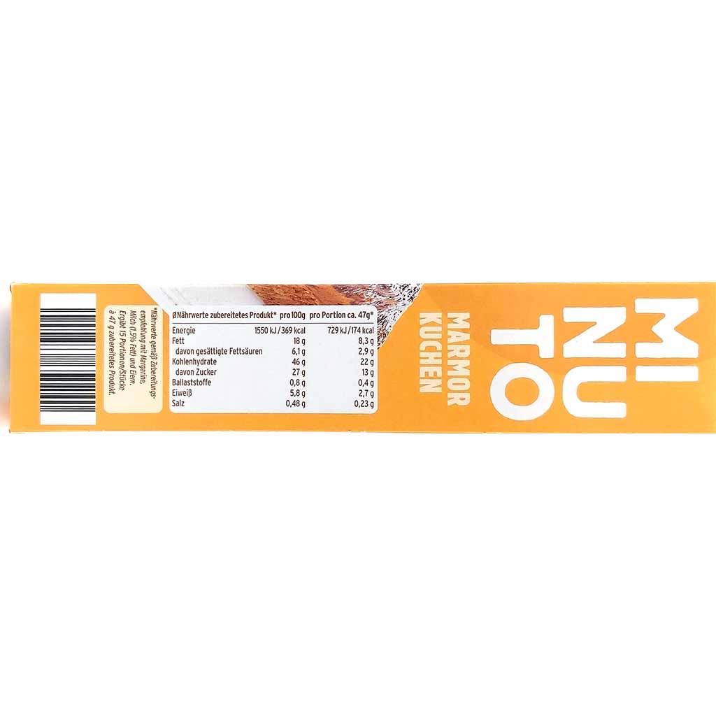 Minuto Backmischung Marmor Kuchen 390g MHD:28.2.25