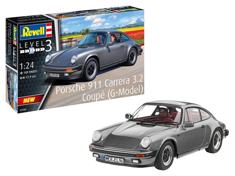 Revell Bausatz Porsche 911 G-Modell Coupé 1:24 Porsche 911 Carrera 3.2 Modellbausatz