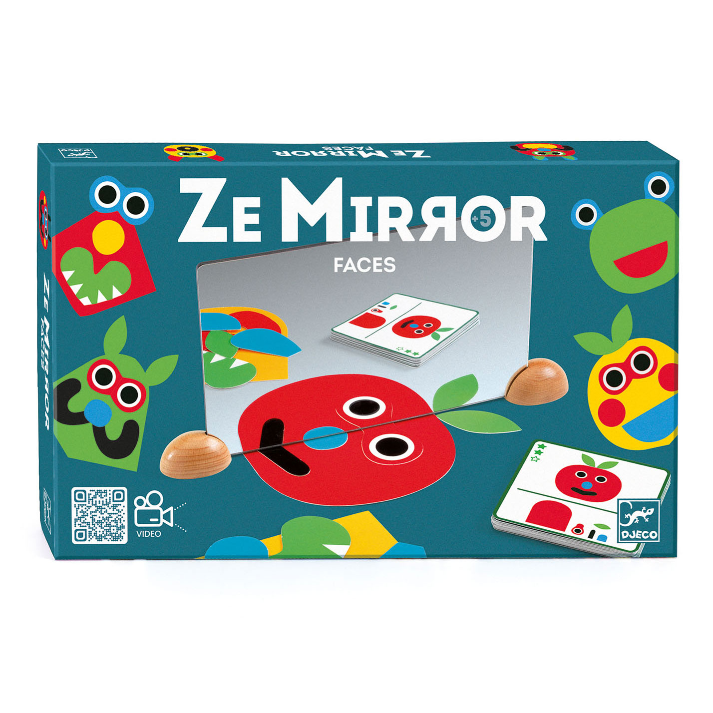 Djeco Ze Mirror Spel - Gezichten
