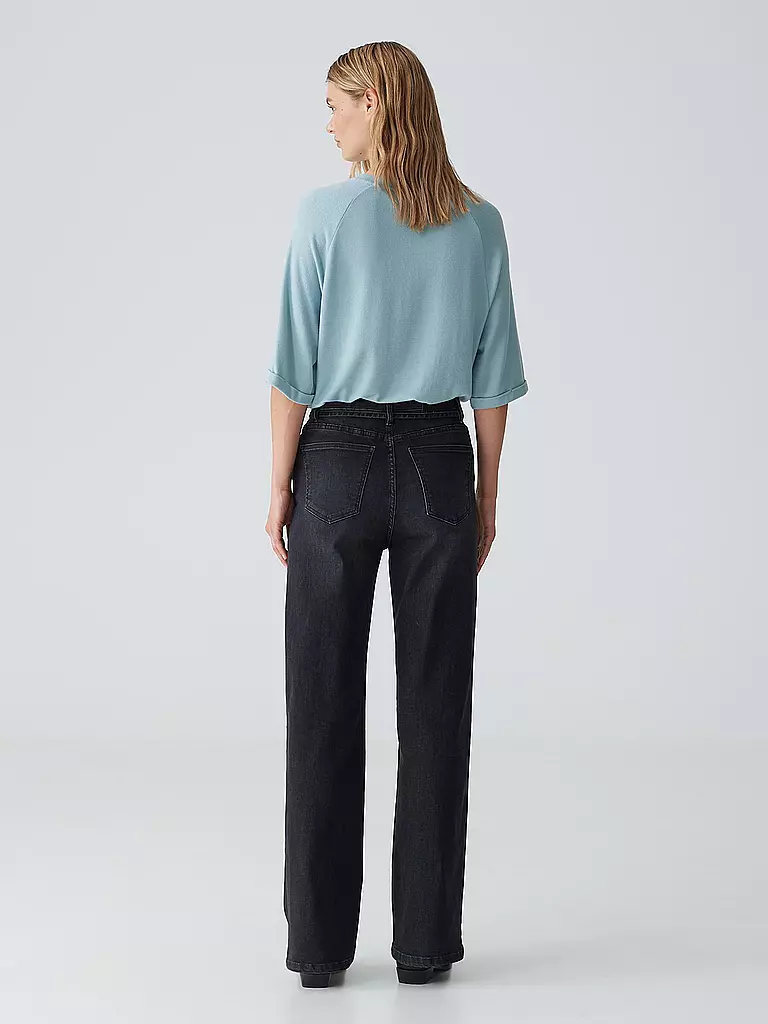 OPUS Jeans High Waist MARLI BELT grau