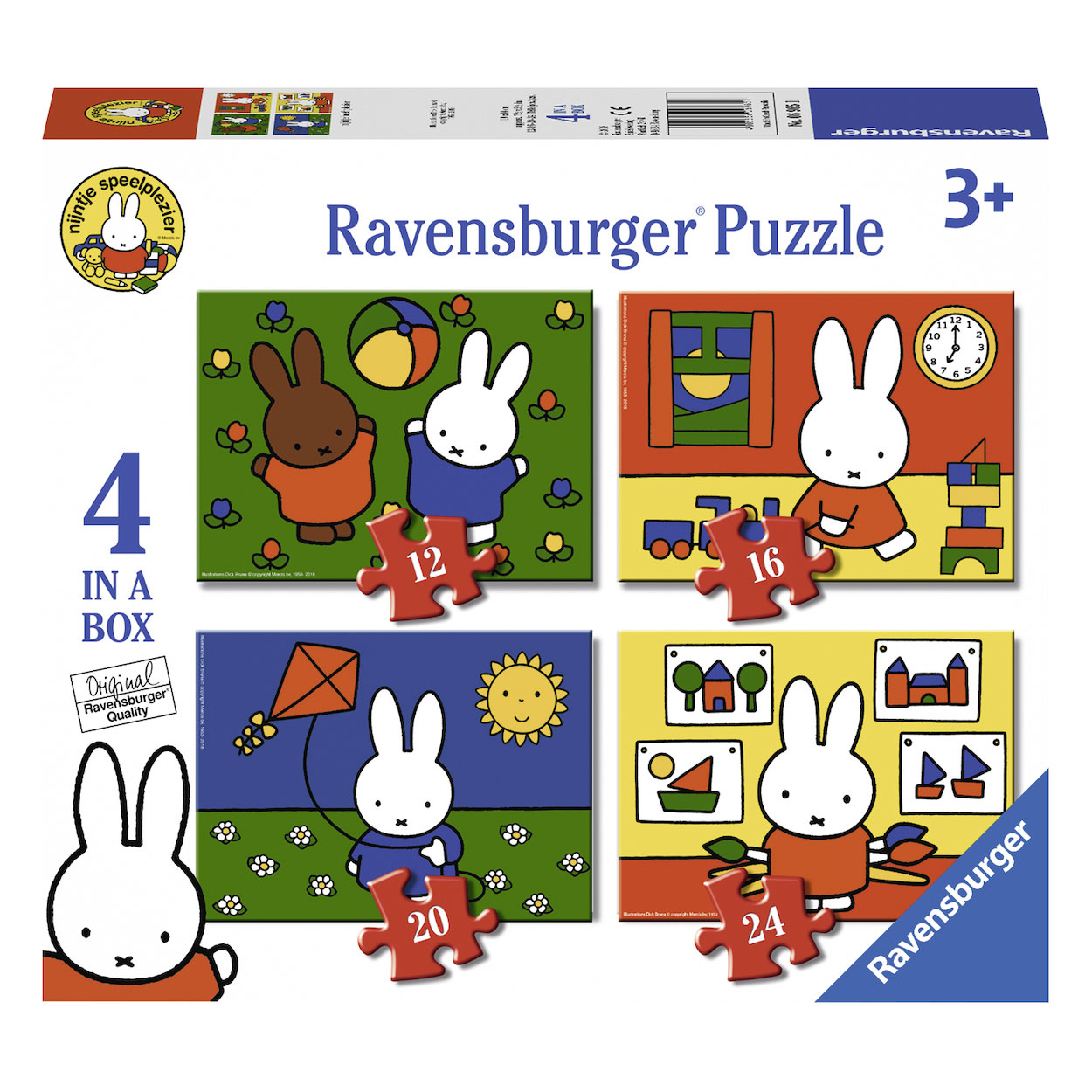 Nijntje Puzzel, 4in1