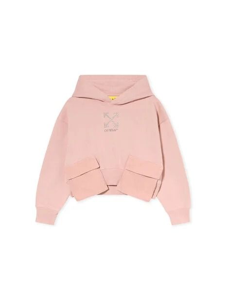 Off-White Arrow Studs Cargo Crop Hoodie