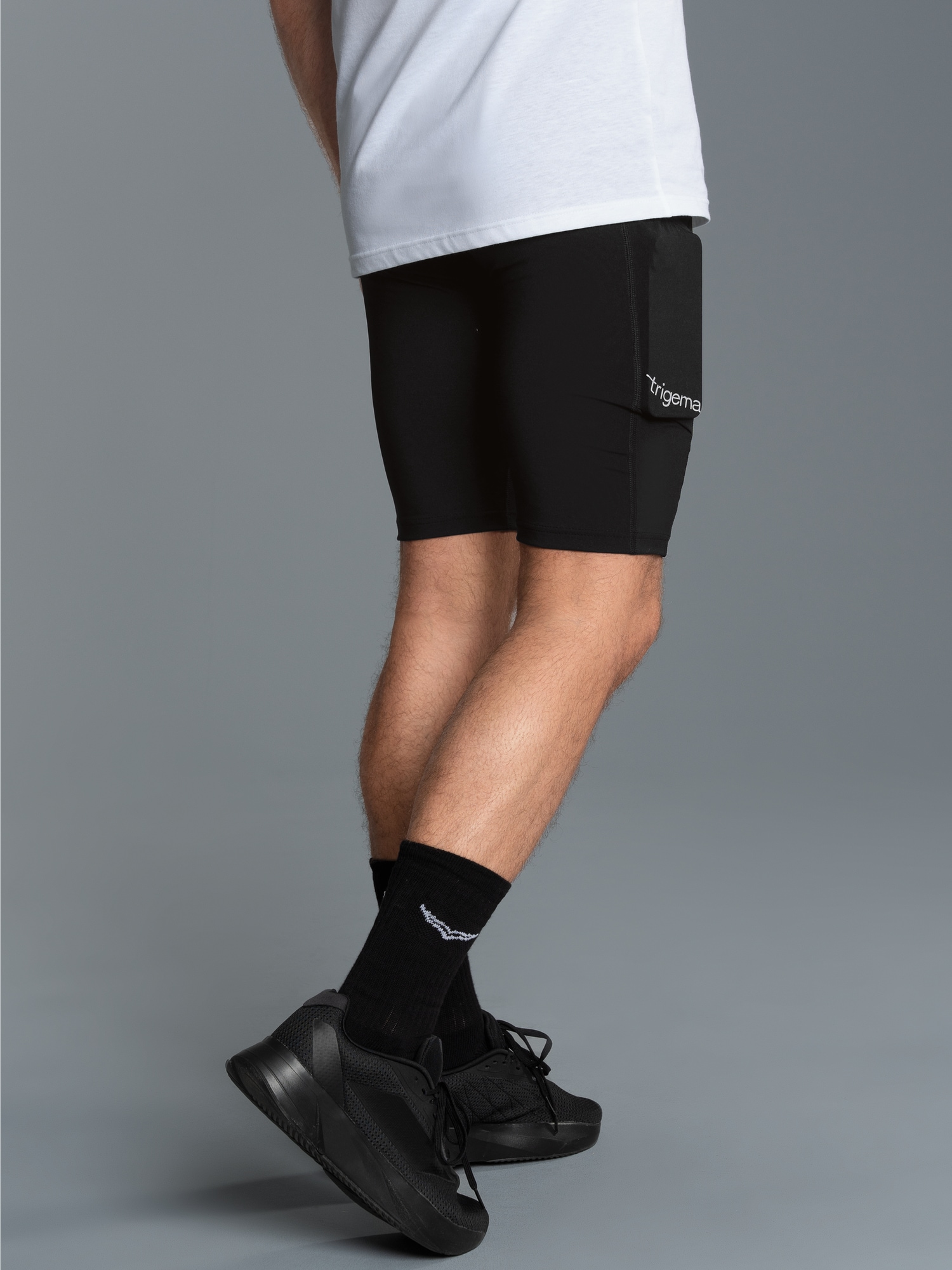 Sporthose mit Handytasche Schwarz
