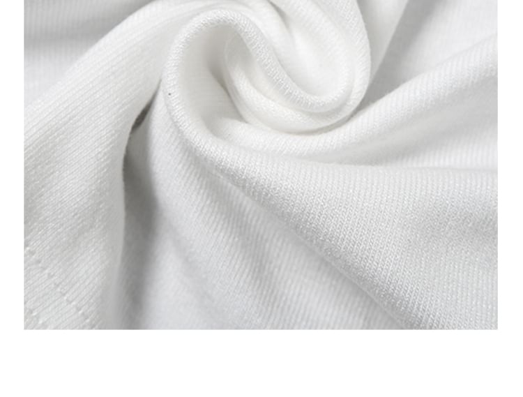 Bababy - Tanktop met geplooide hals, asymmetrische uitsparing en slanke pasvorm