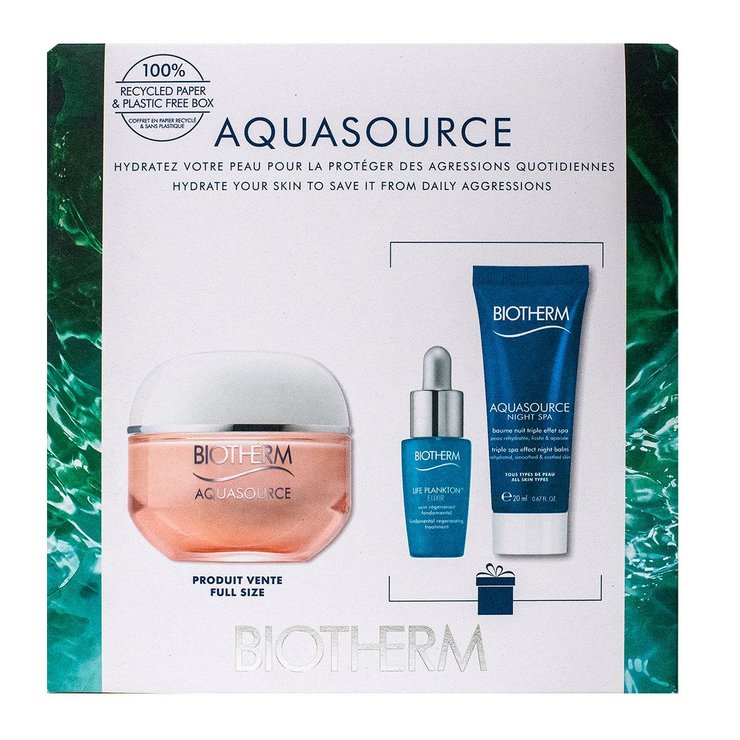 Coffret Aquasource hydratation quotidienne peaux sèches