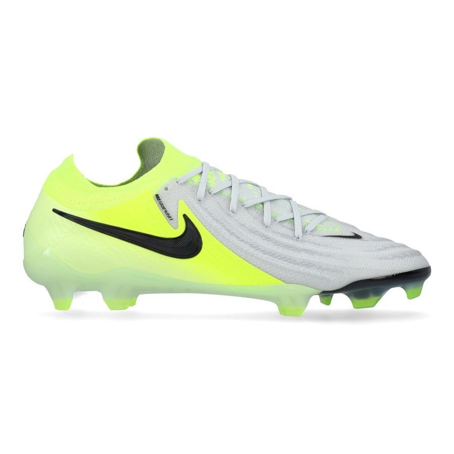 Nike Phantom GX II Elite FG Mad Voltage - Argenté/Noir/Jaune Fluo