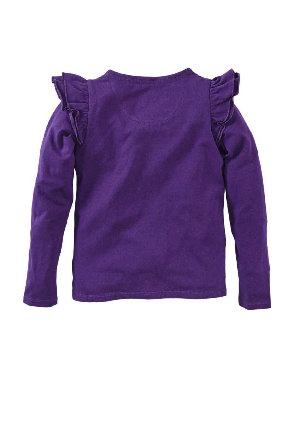 Z8 longsleeve Volente met ruches paars