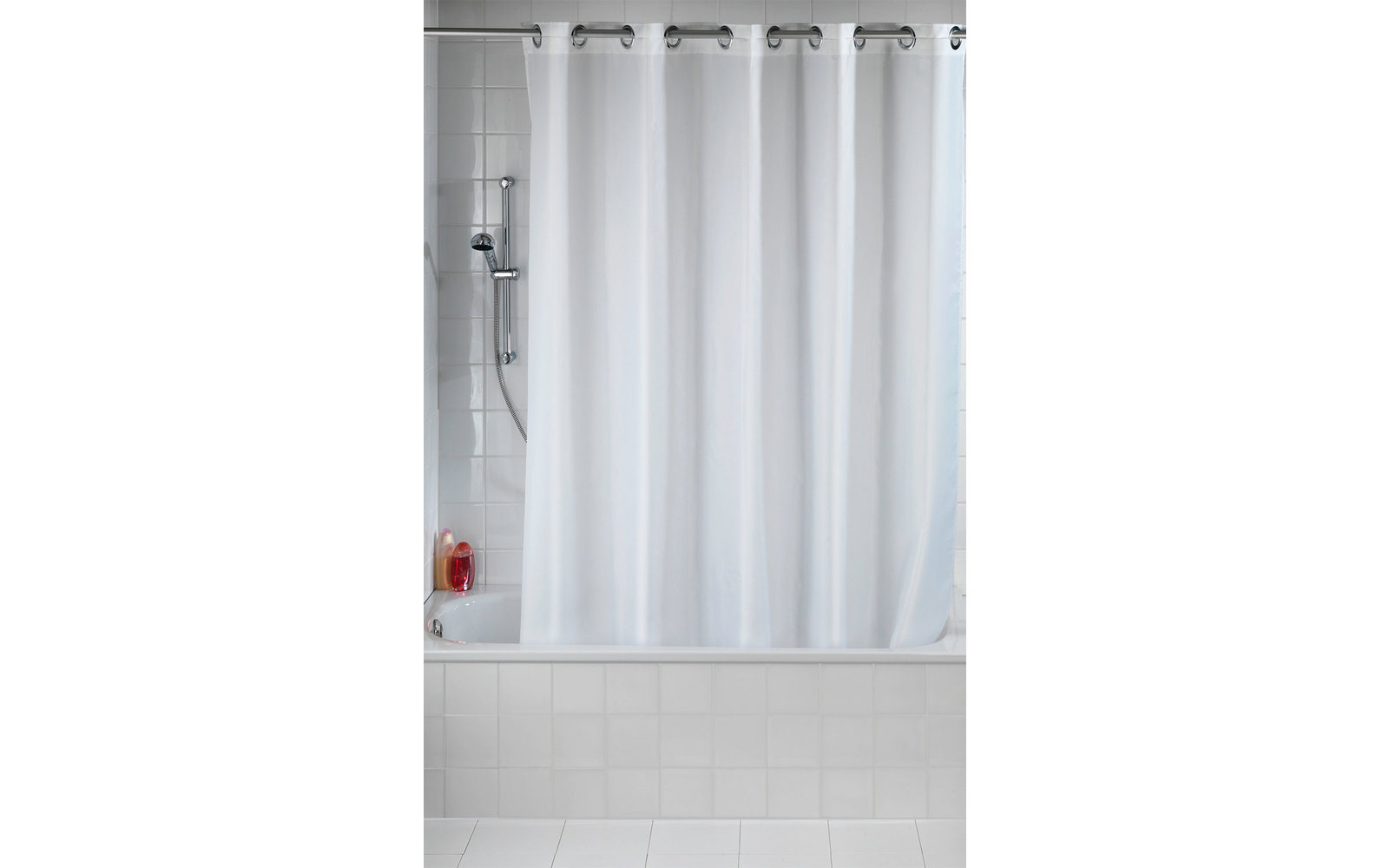 Wenko Comfort Flex Duschvorhang 180 x 200 cm weiß