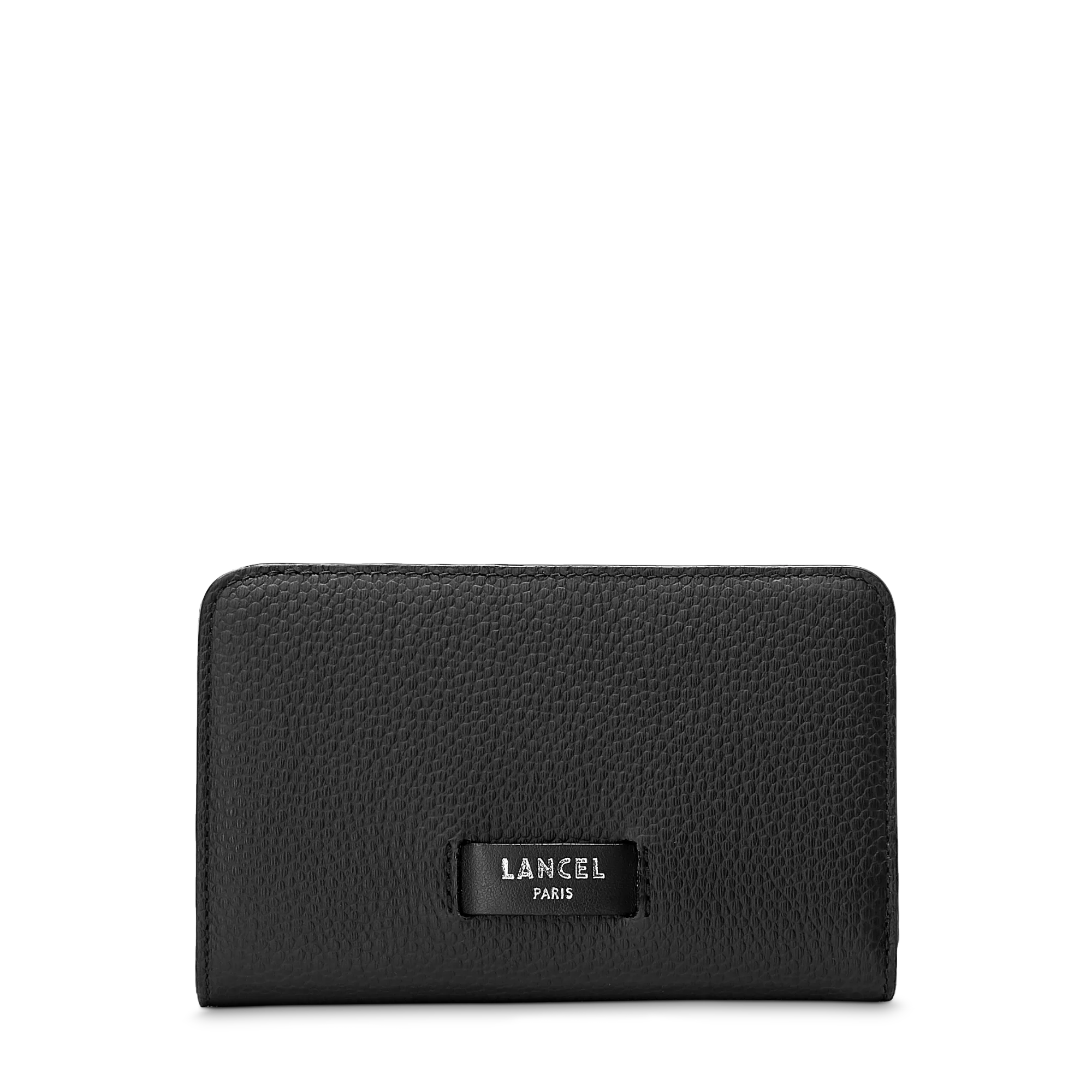 Portefeuille rectangulaire compact zippé Ninon de Lancel-Noir
