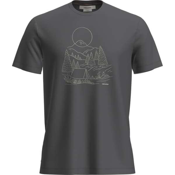 T-shirt randonnée ICEBREAKER M MERINO 150 TECH LITE III SS TEE OBSIDIAN