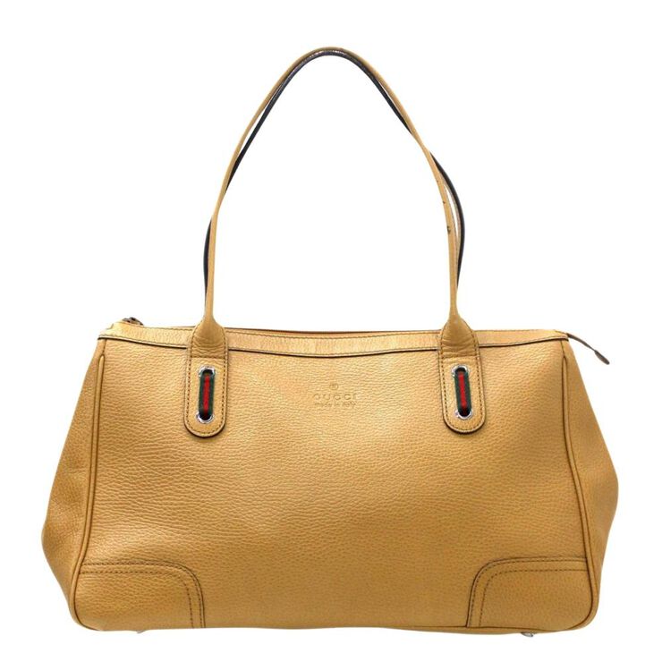 Gucci Vintage Gucci Shoulder Bag Beige