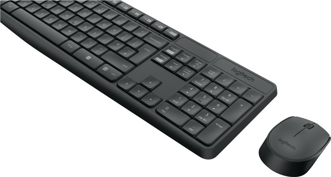 Logitech Mk235 - Trådløs Tastatur Og Mus Sæt