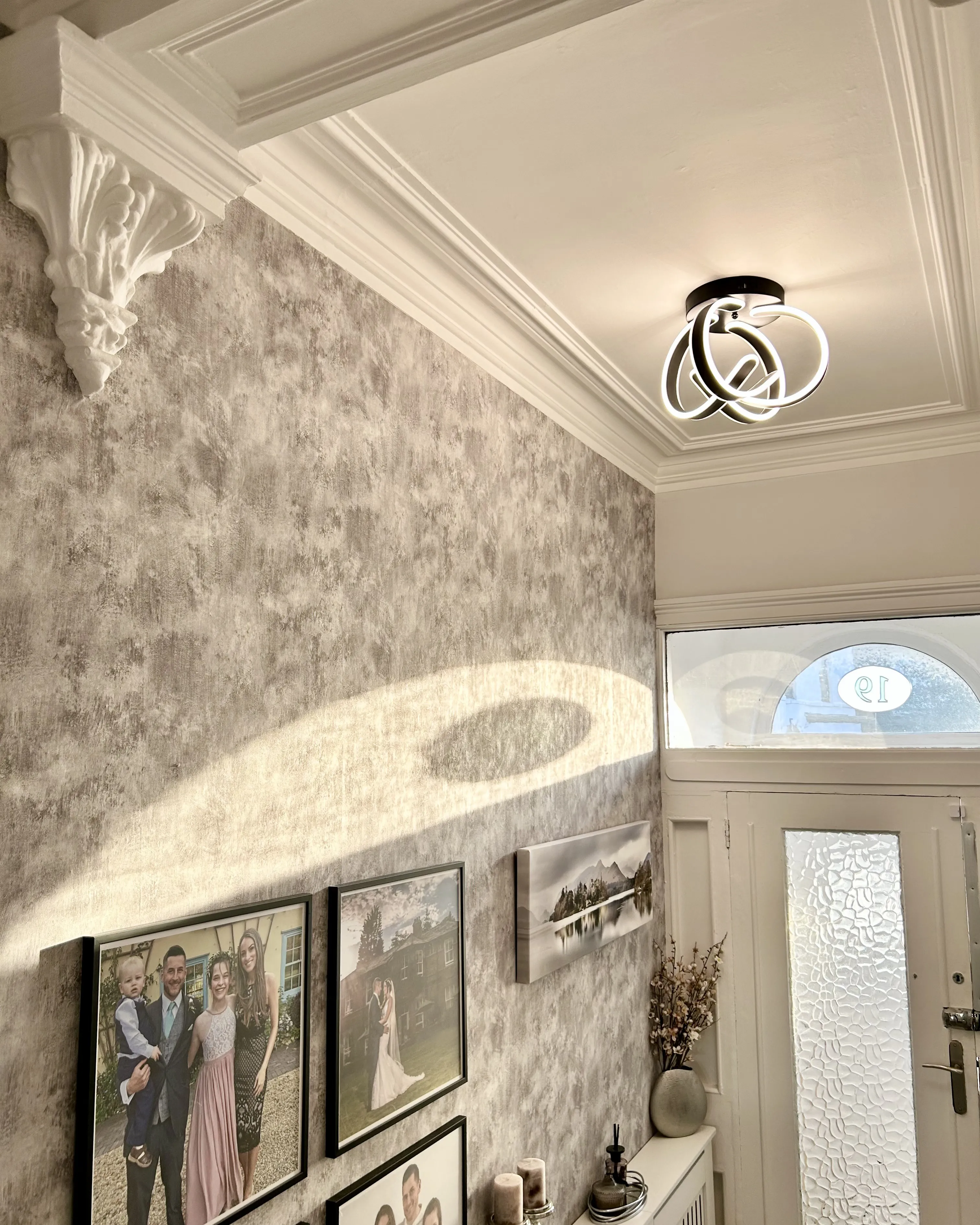 LED plafondlamp NURA Metaal Zwart