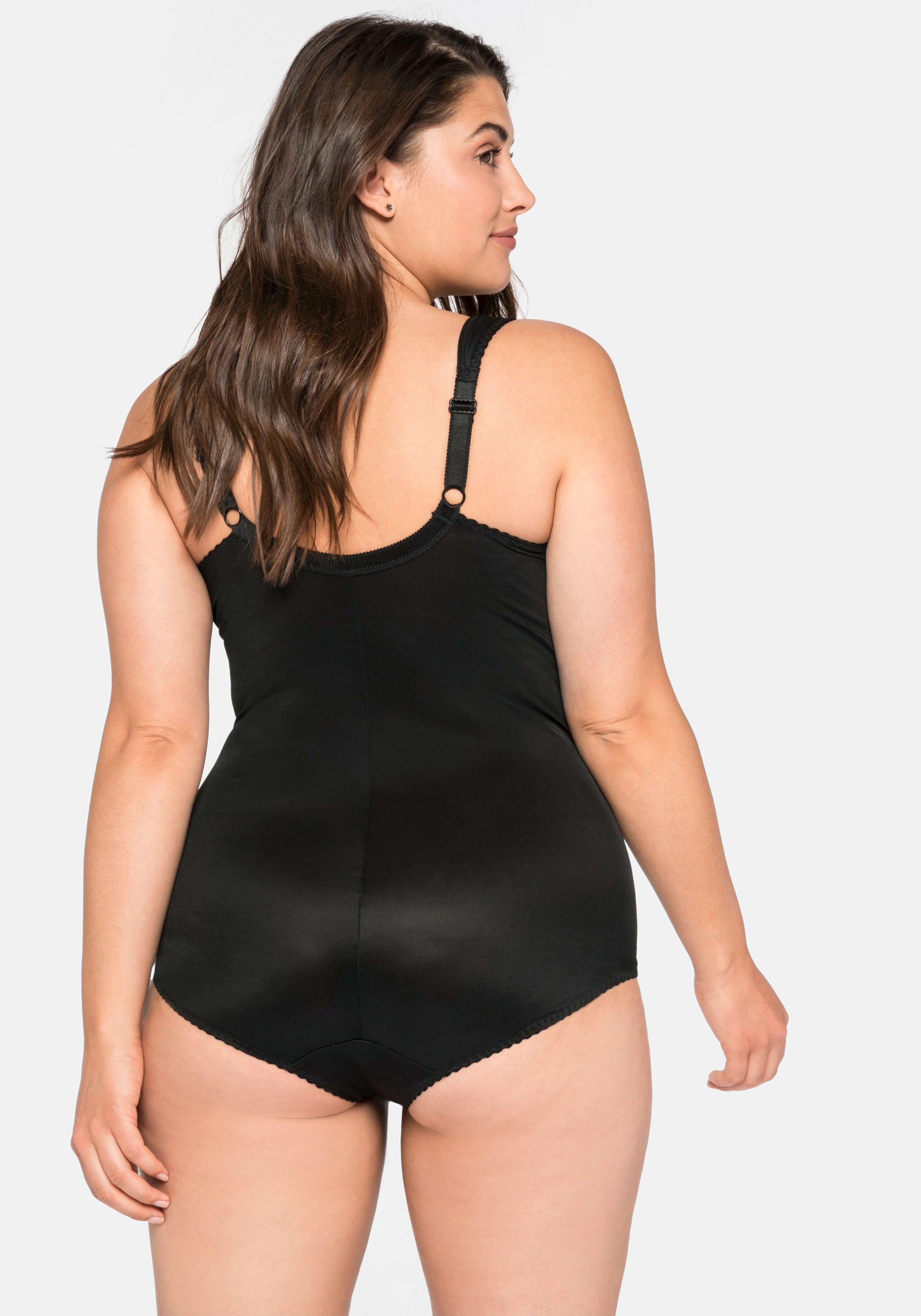 Body mit Shape-Effekt, Cups aus floraler Spitze