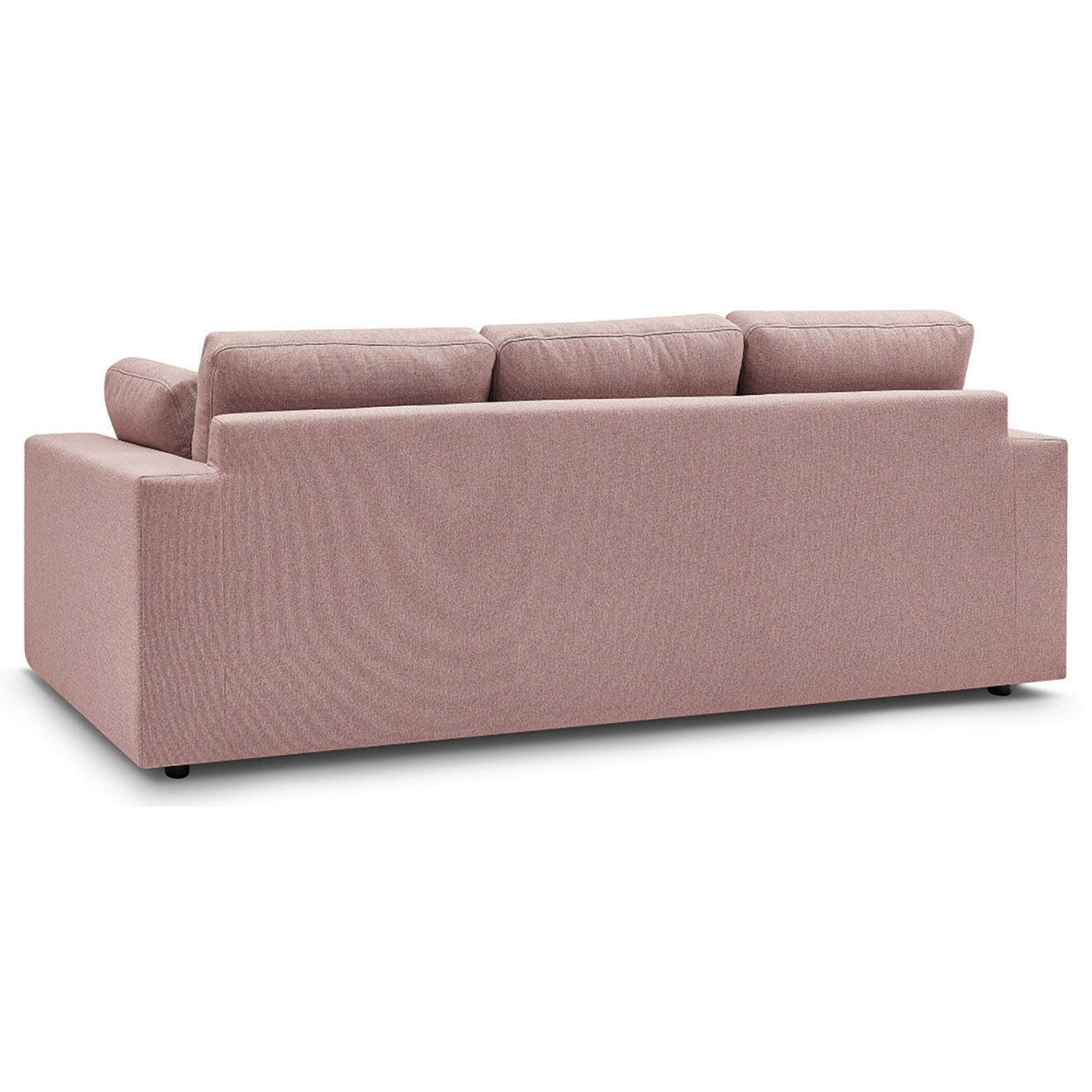 Bobochic Canapé compact belair rose - 220x93x80 cm