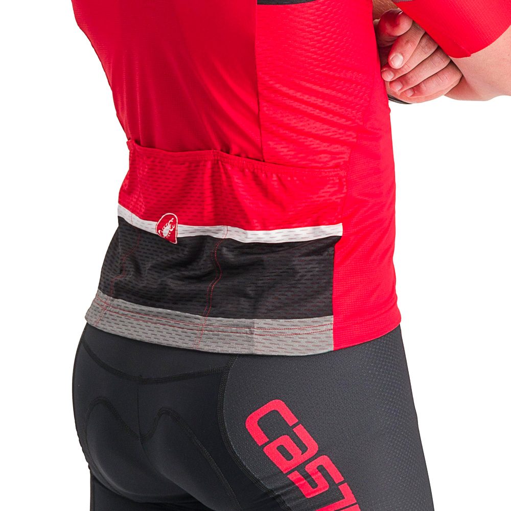 Castelli Scorpione 3 Radtrikot Herren rot