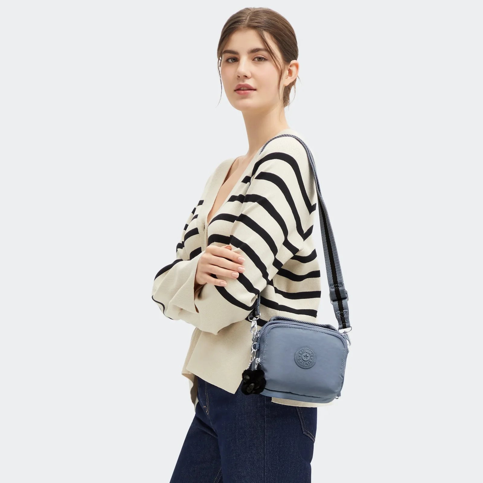 Kipling Cahir Schouder/ Rugzak Blue Stone