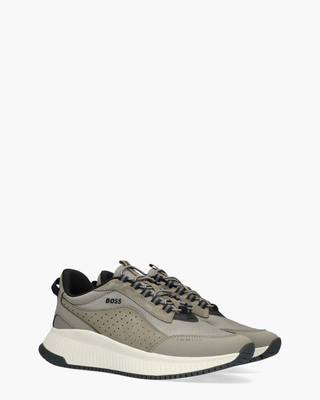 Boss TTNM EVO Grijs/Khaki Herensneakers