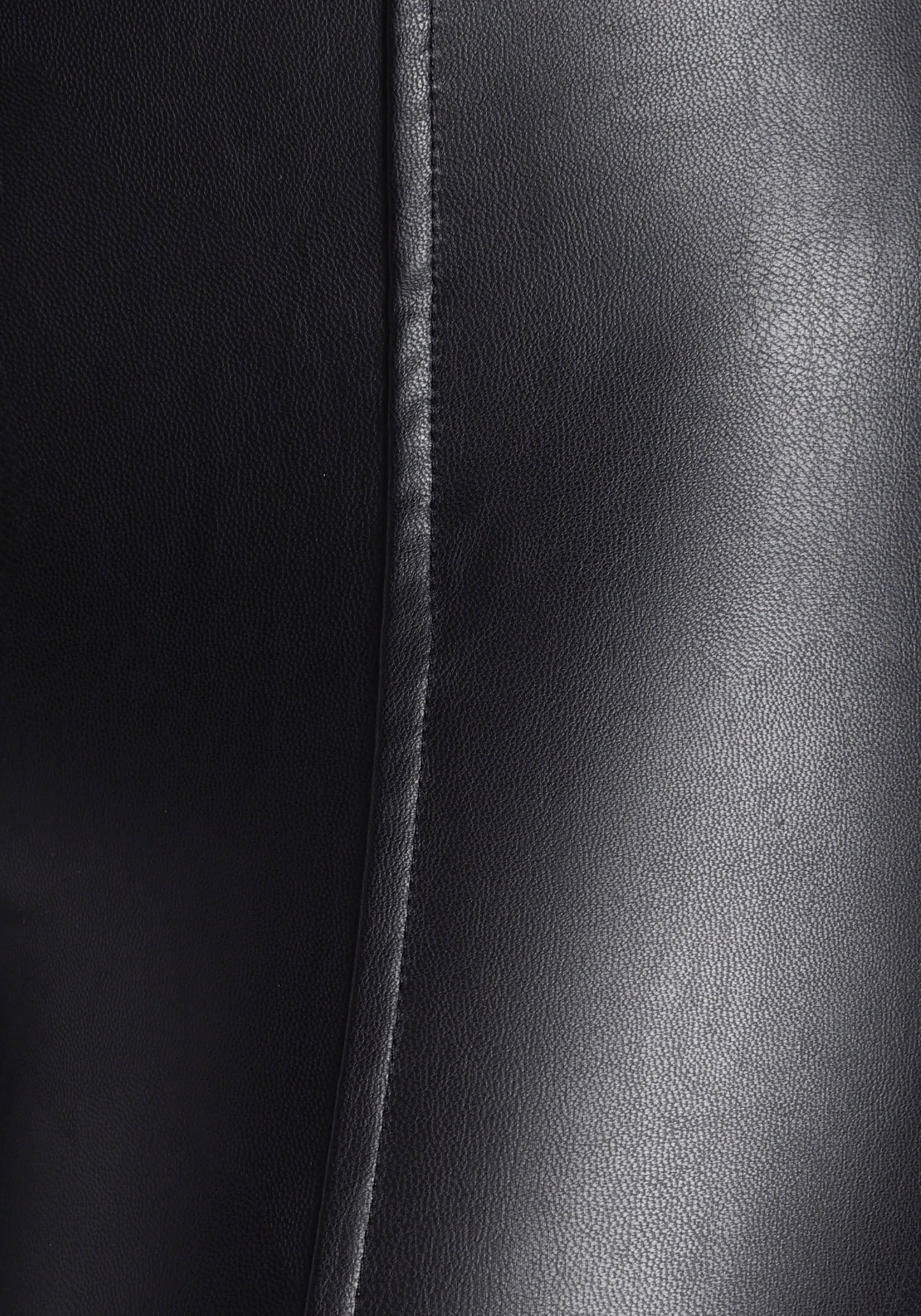 Tamaris Leggings  enge Form in Leder-Optik