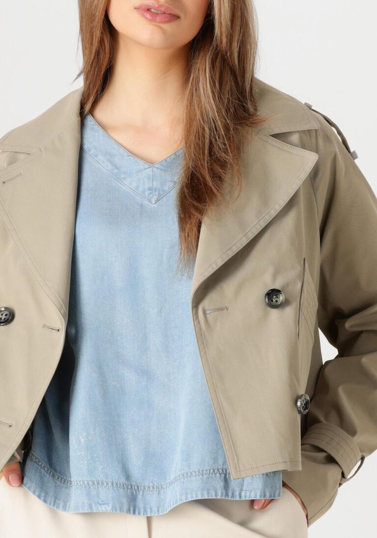 groene beaumont trenchcoats gracy short trench
