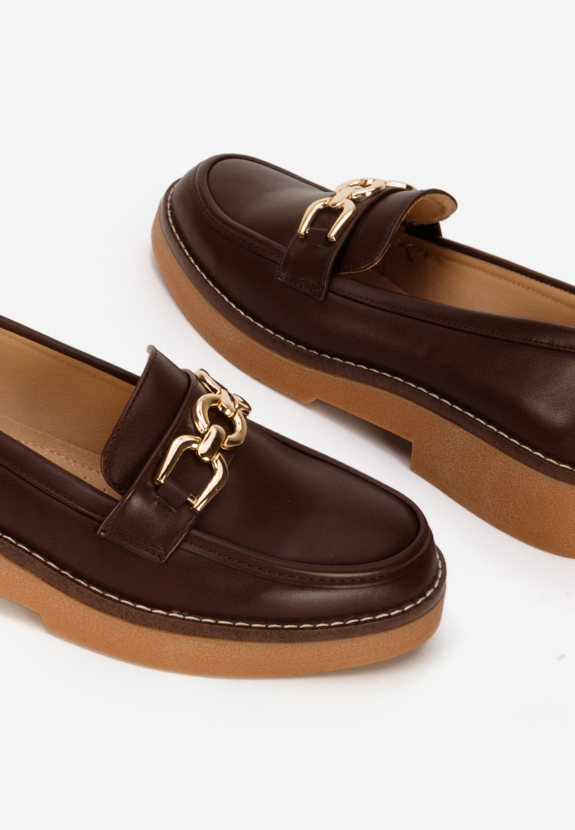 Mocassins femme bruns Calisteia