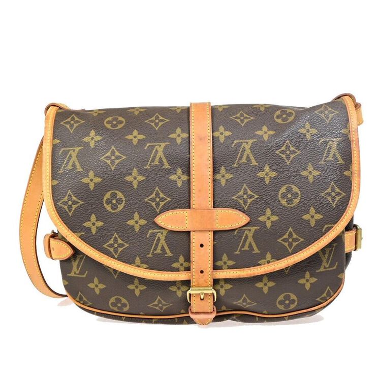 Louis Vuitton Vintage Louis Vuitton Saumur Brown