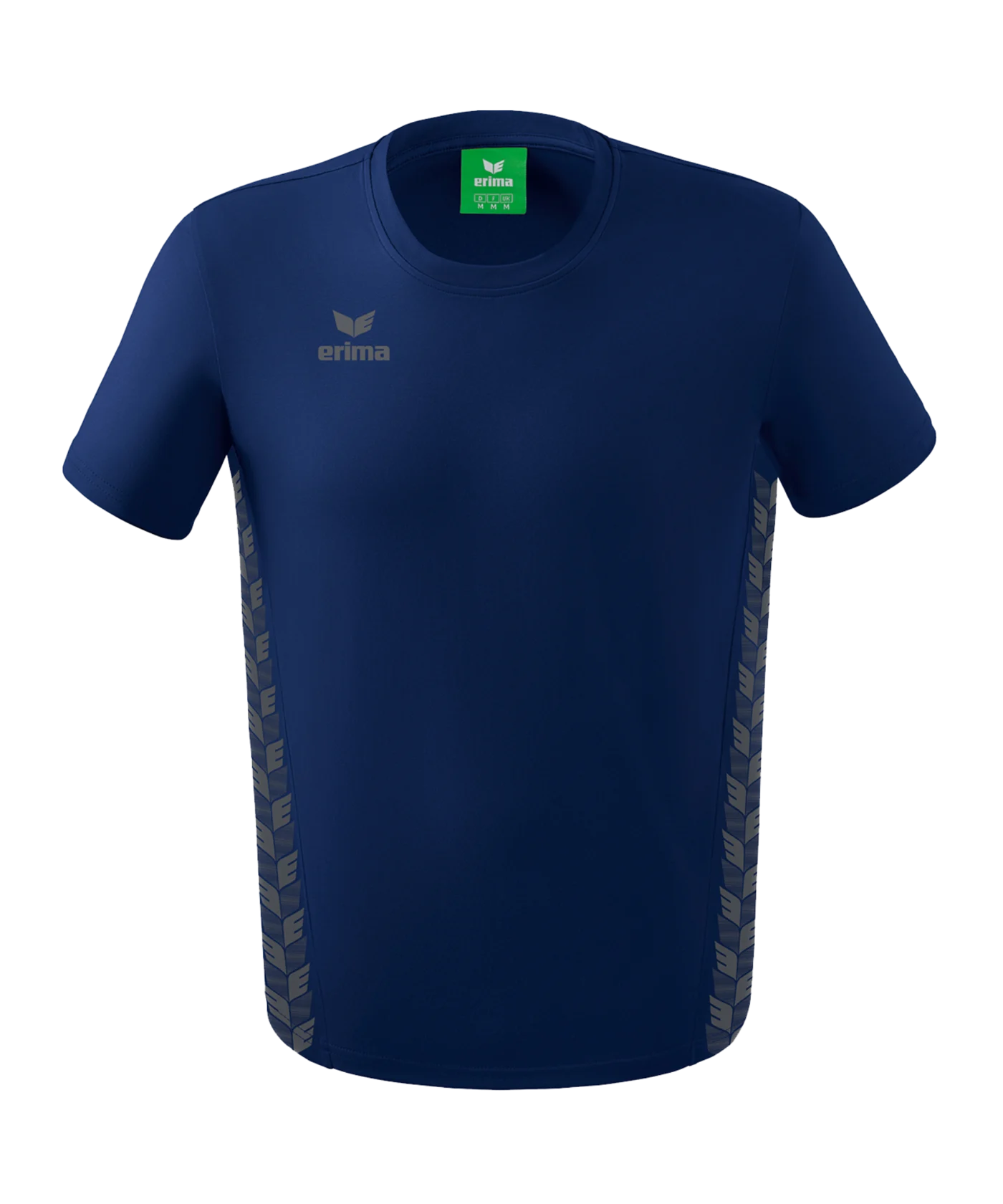 Erima Team Essential T-Shirt Dunkelblau Grau