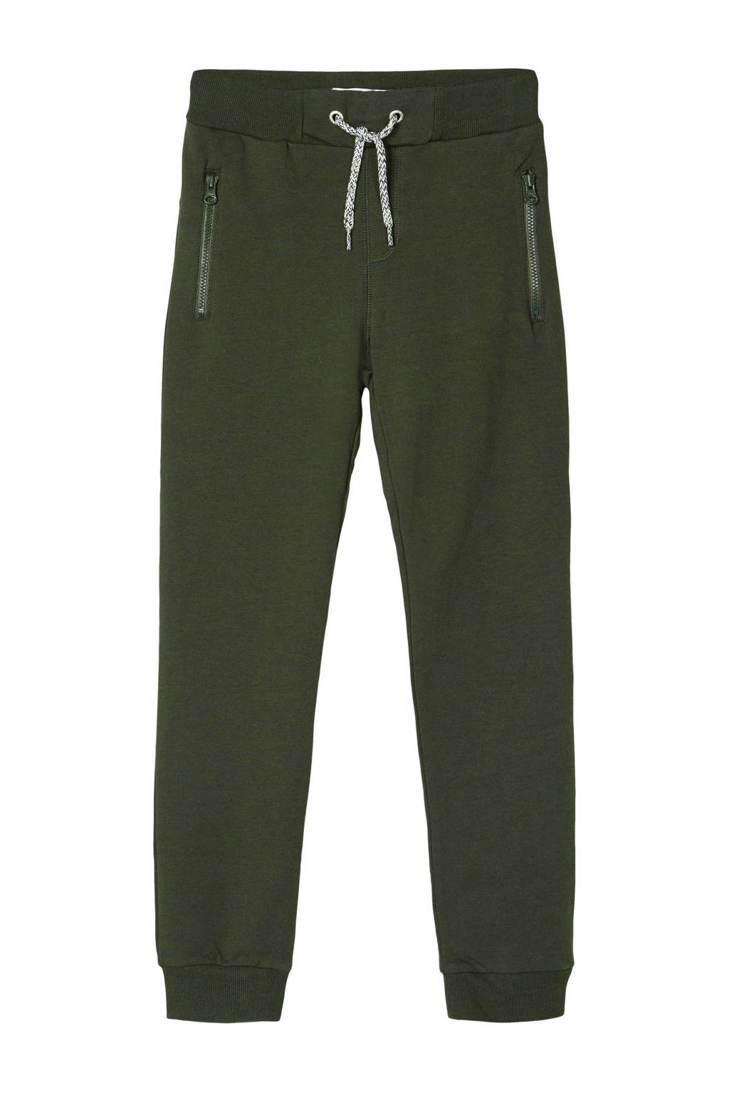 NAME IT joggingbroek NKMHONK donkergroen