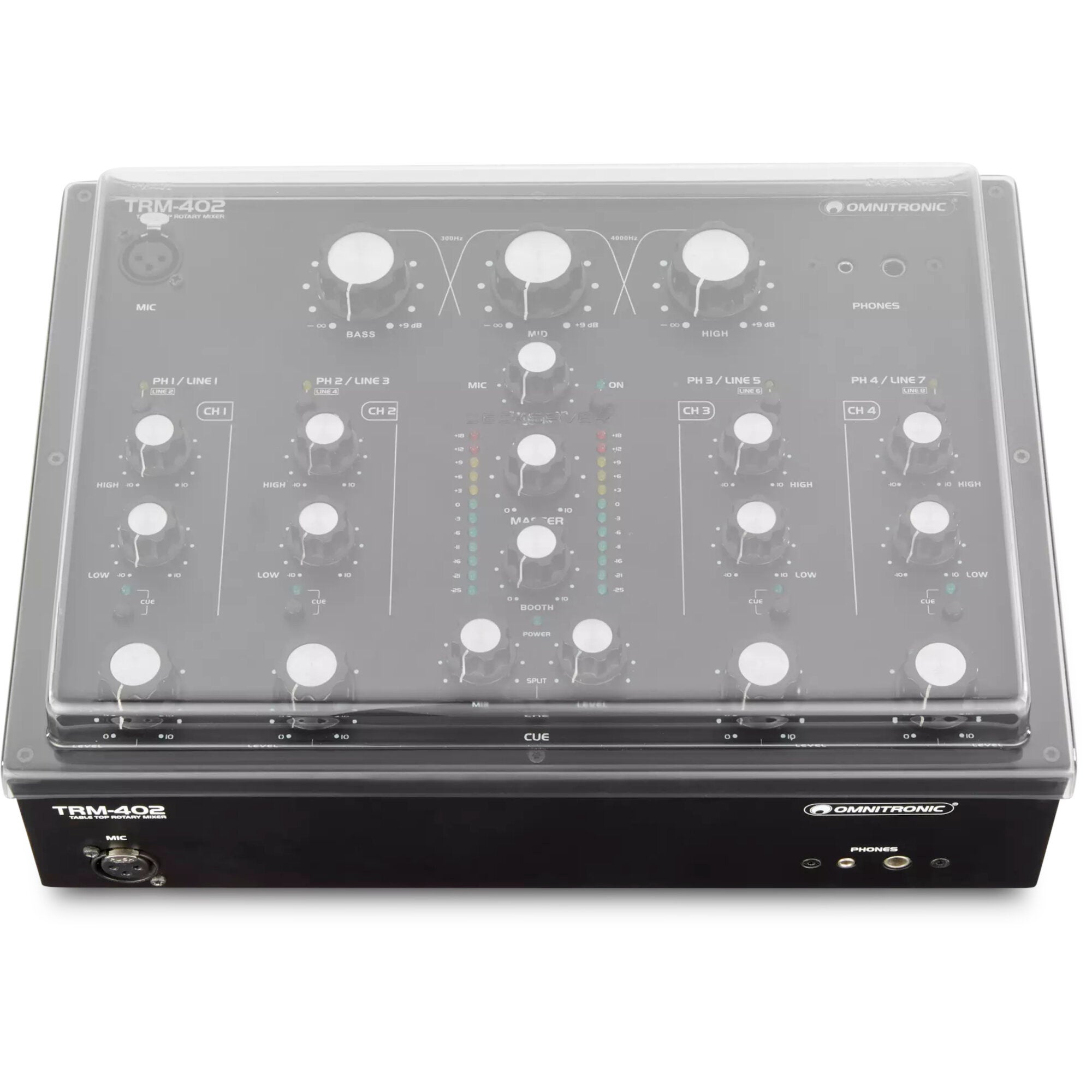 Decksaver stofkap voor Omnitronic TRM-402