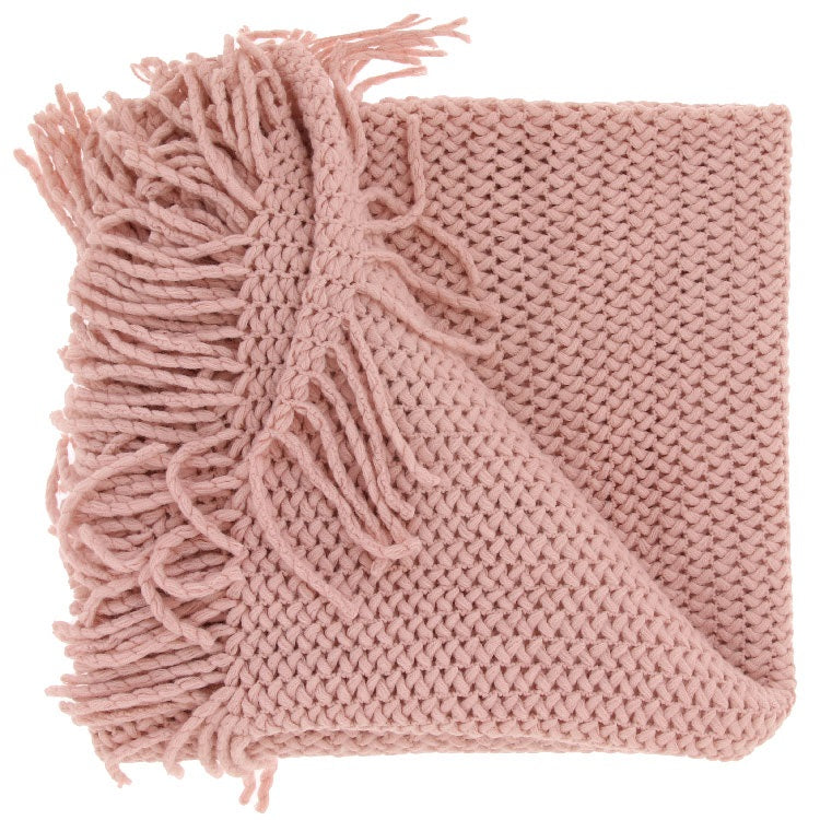 Unique Living - Plaid Kos - 127x152cm - Old Pink