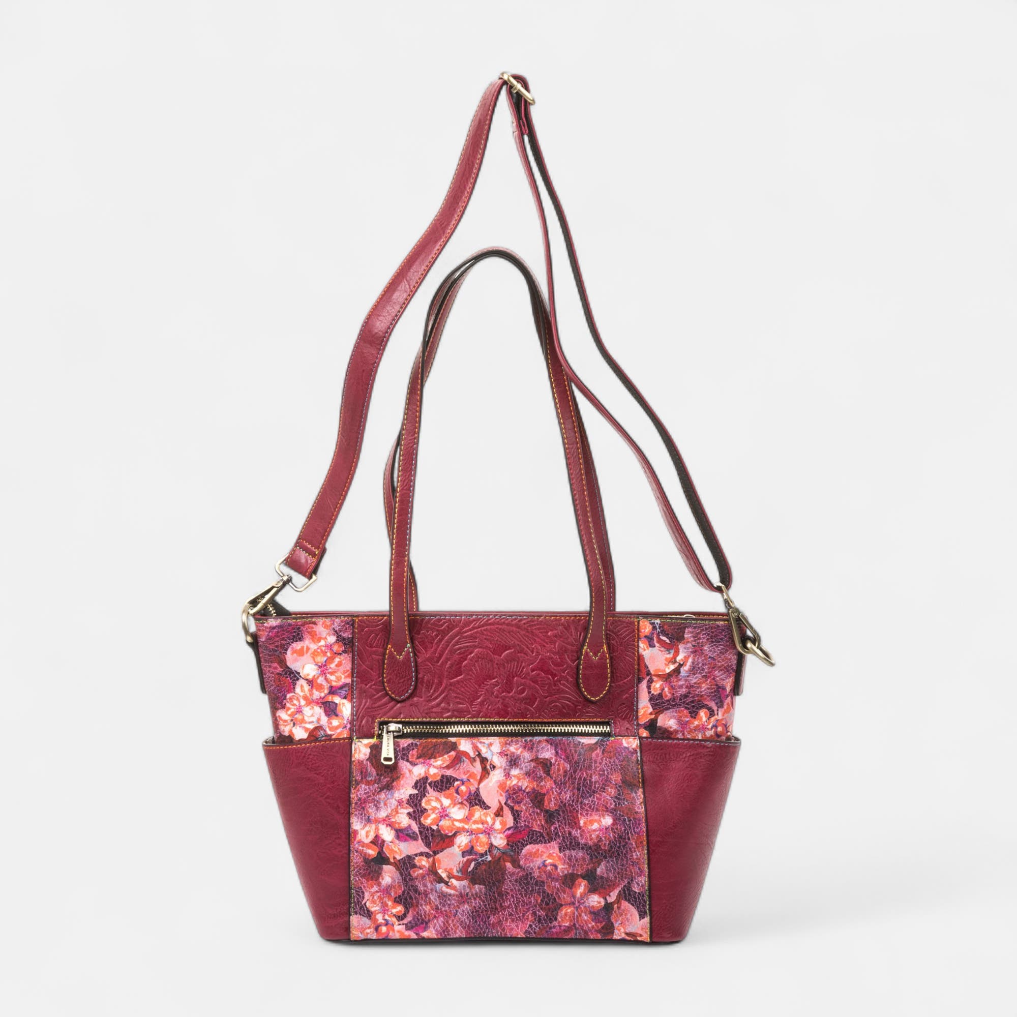 Sac de shopping bordeaux