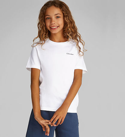 Calvin Klein T-Shirt - Brustinst. Logo - Bright White
