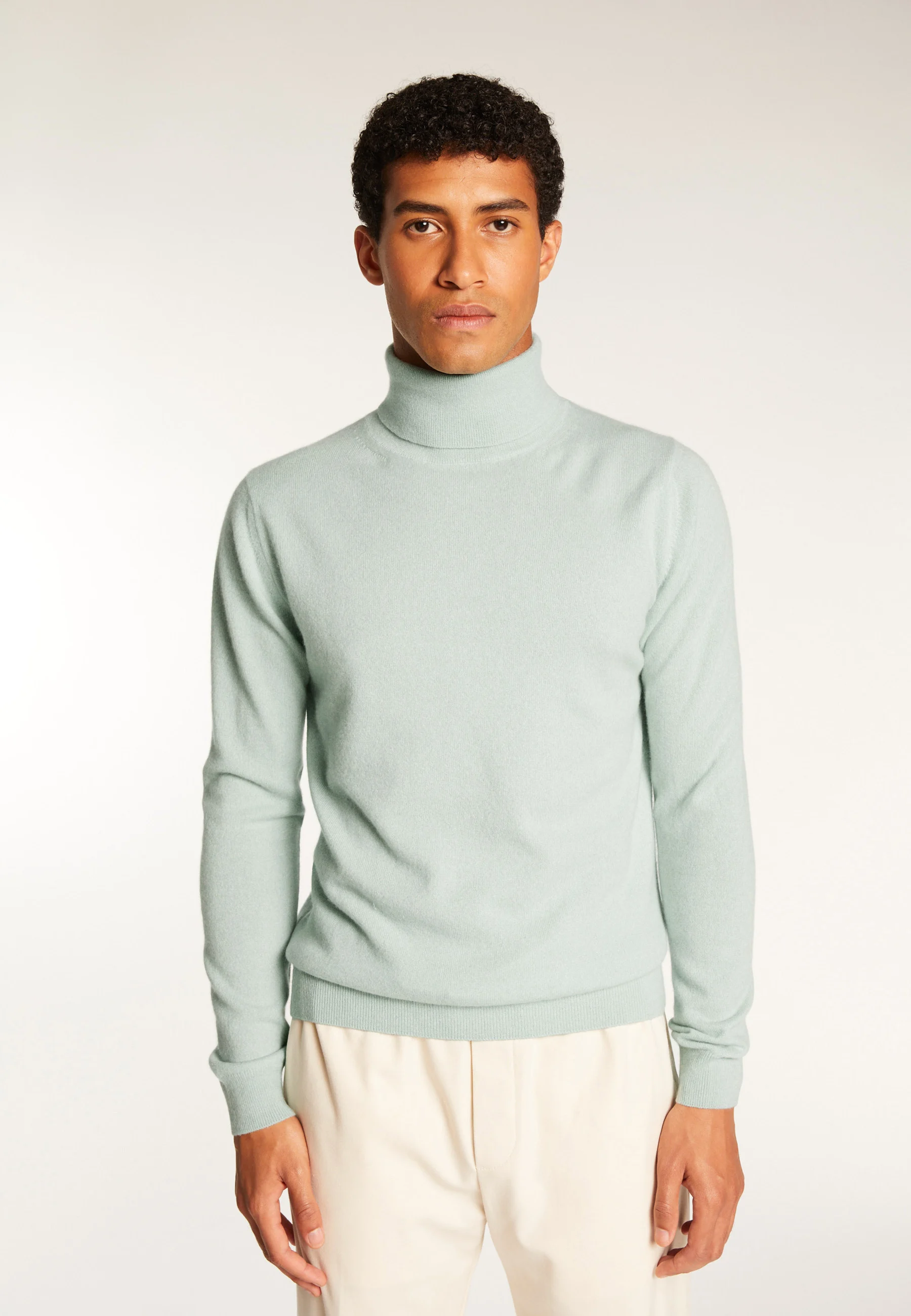 EDUARDOAH24 - Pull droit en cachemire | Vert