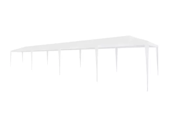 Tente de réception 3x12 m PE Blanc