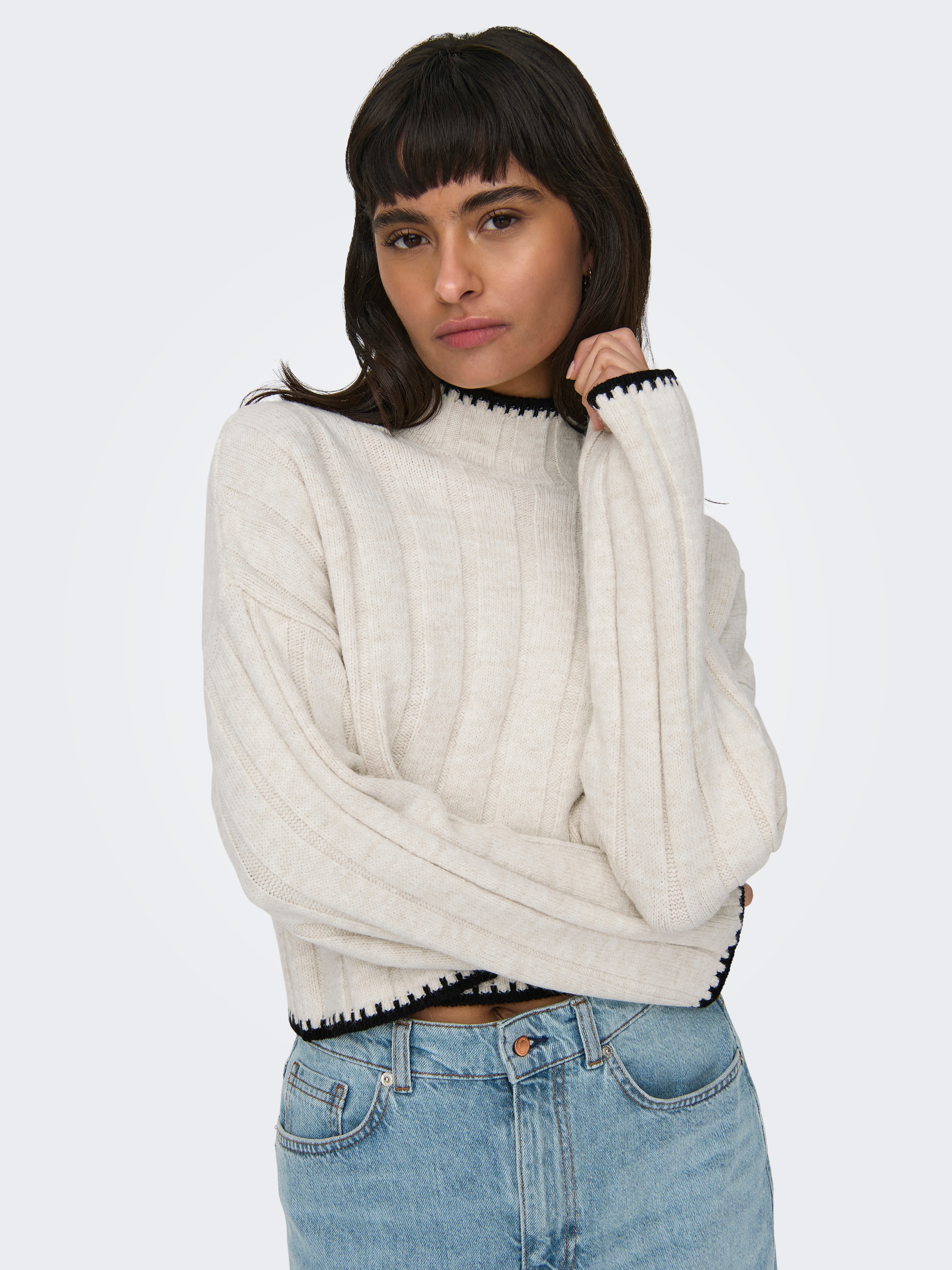 ONLCHICK Strickpullover Pumice Stone