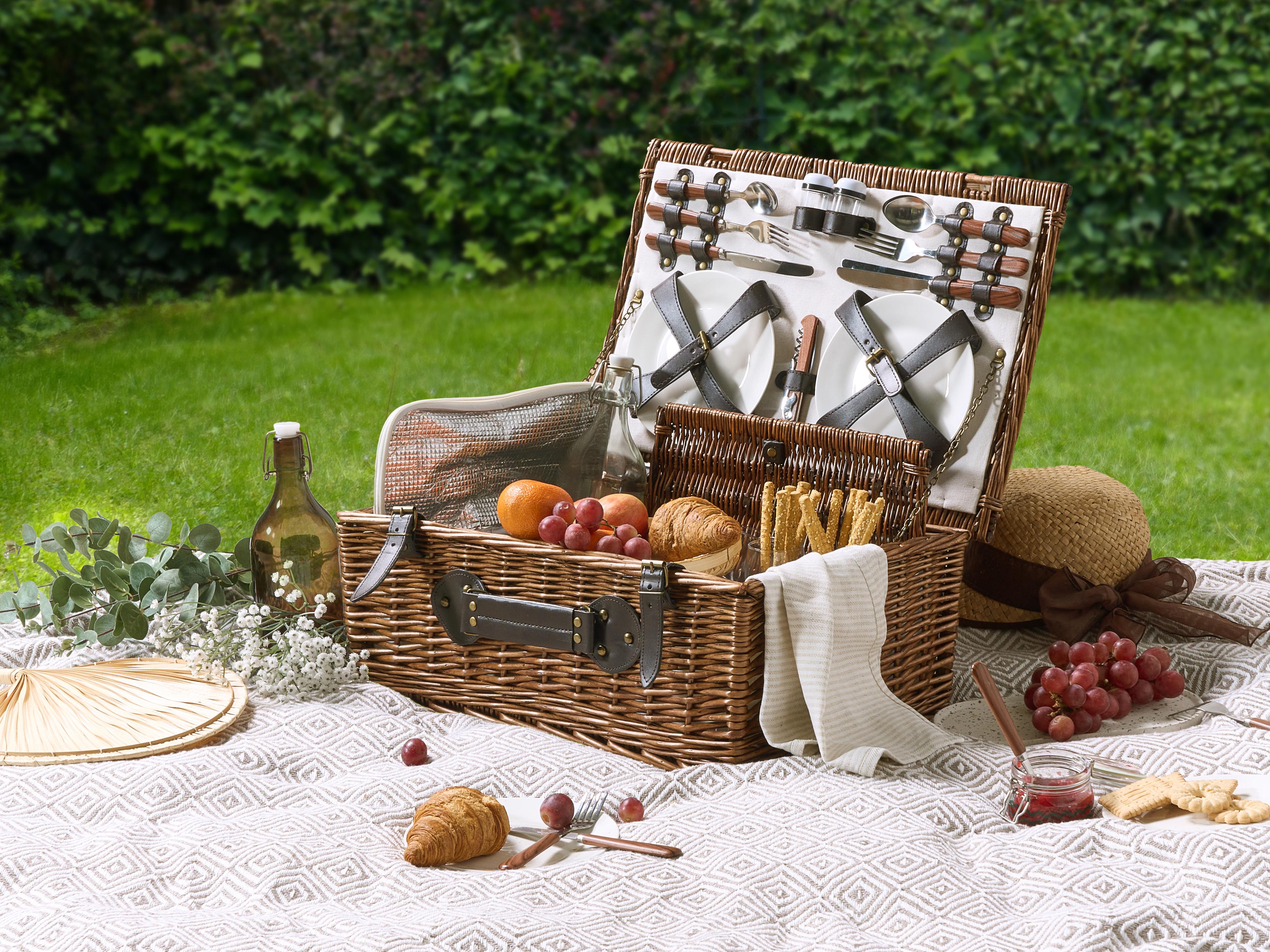 Picknickmand PRUNEAU Wicker Bruin