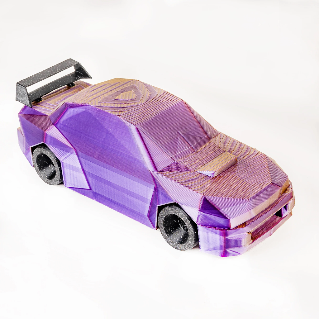 Polymaker  Panchroma™ PLA Dual Silk Sovereign (Gold-Purple), 1,75 mm / 1000 g    Zweifarbige Magie mit Seidenglanz in Sovereign
