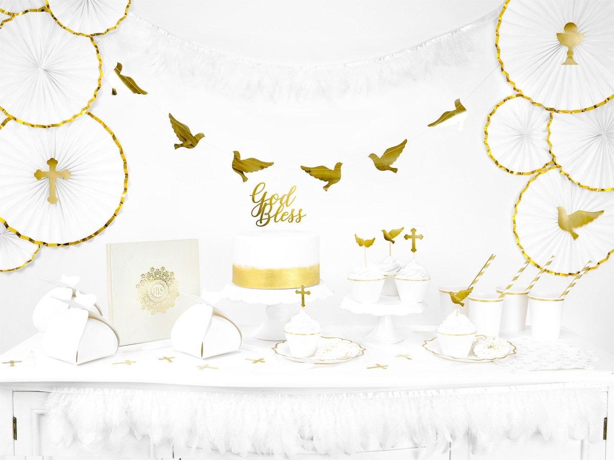 Taarttopper God Goud 27,5cm
