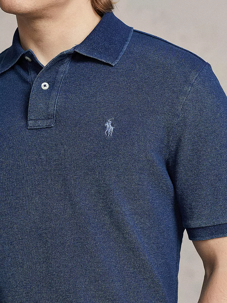 POLO RALPH LAUREN Poloshirt Custom Slim Fit dunkelblau
