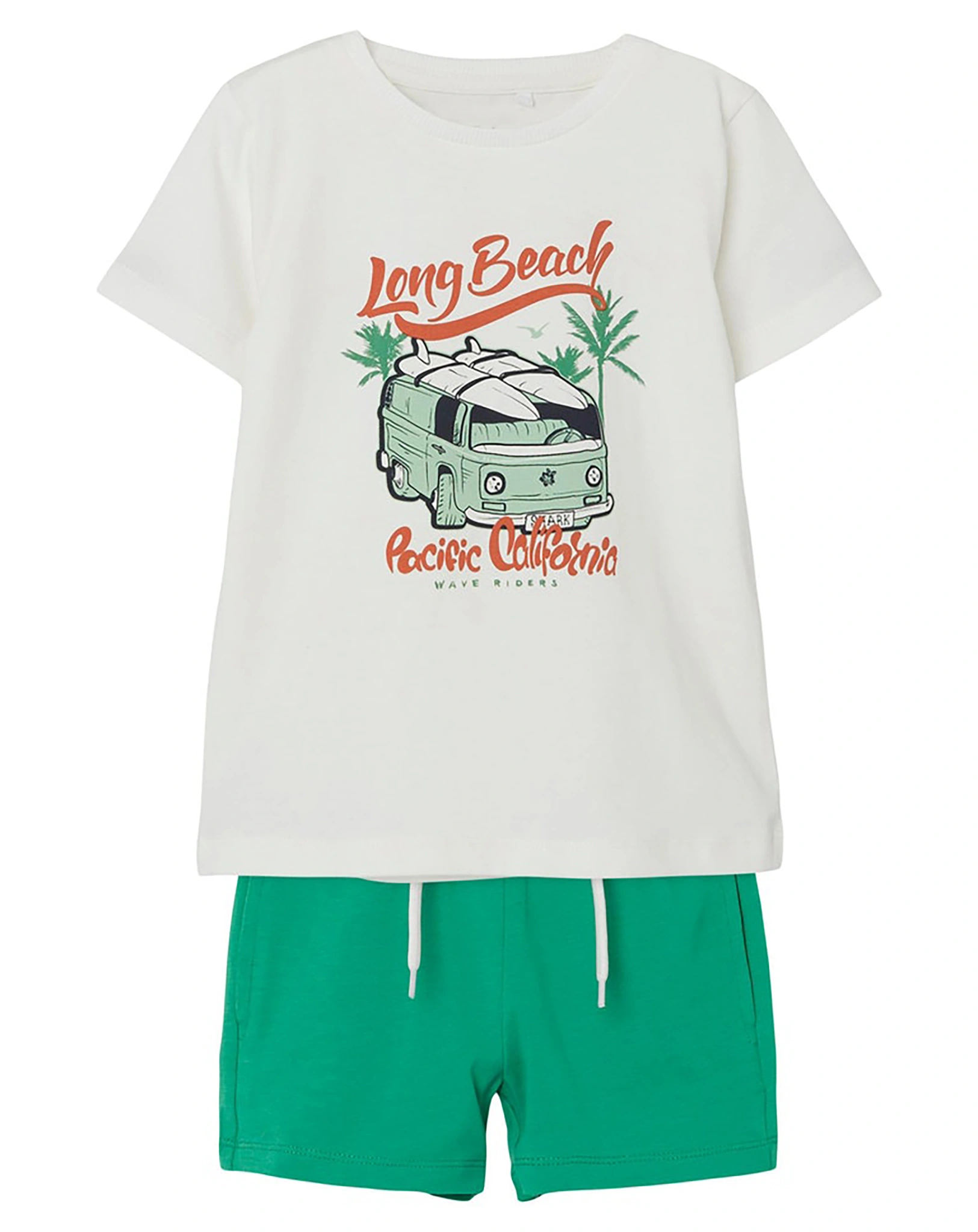 Sweatshorts NMMJUR mit T-Shirt in jet stream