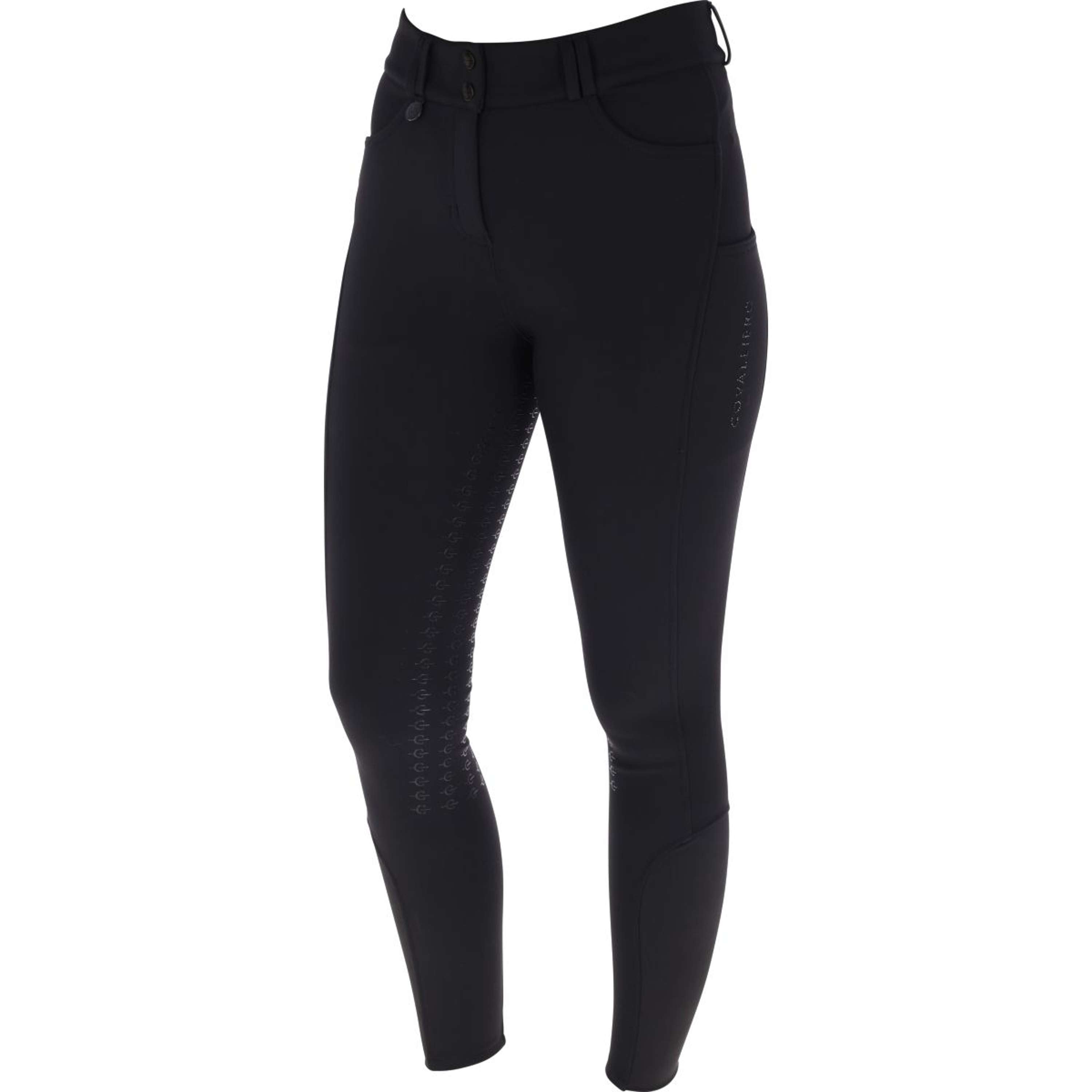 Covalliero Rijbroek AW25 Full Grip Zwart
