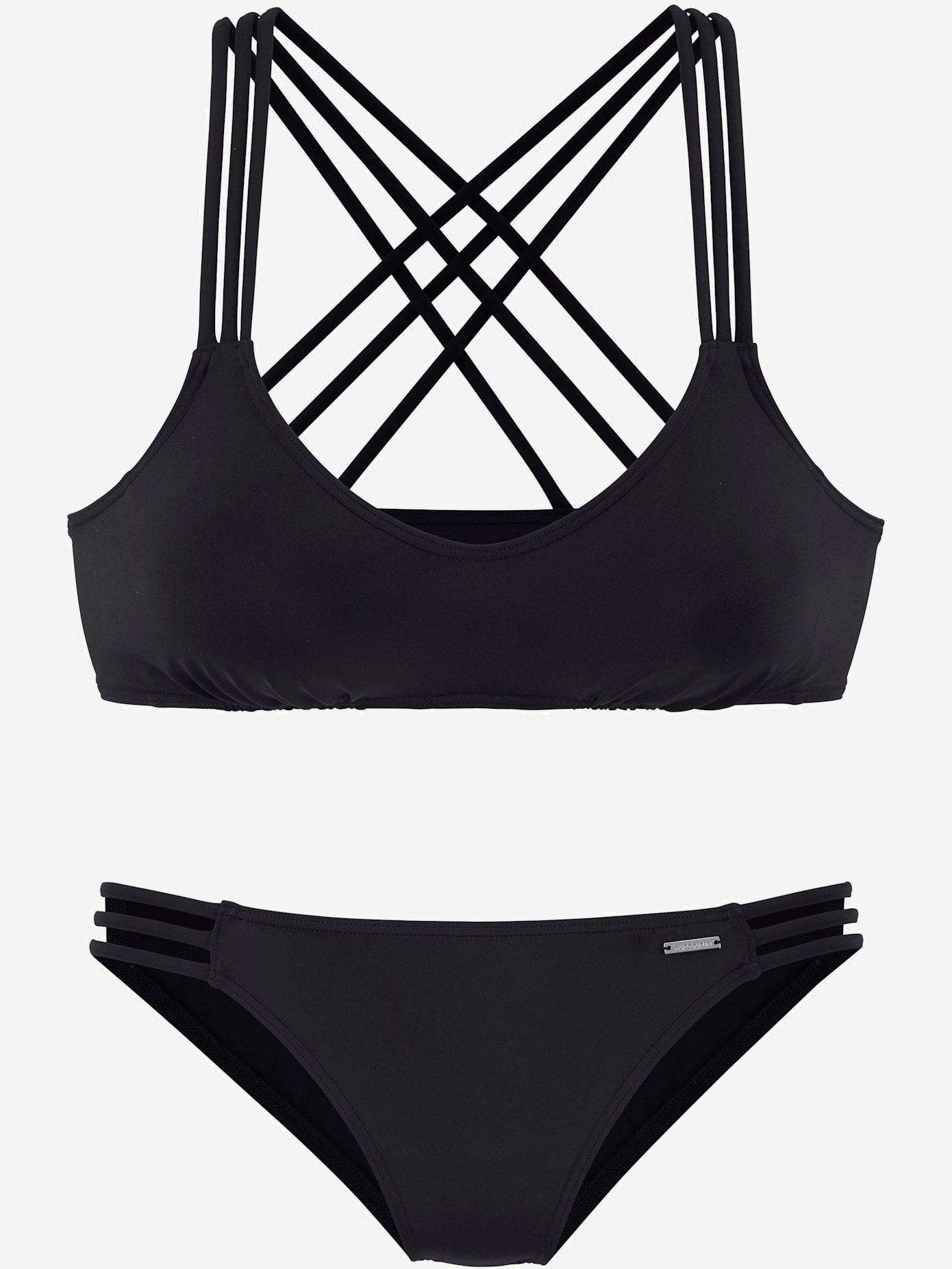 Bikini bustier uni tendance