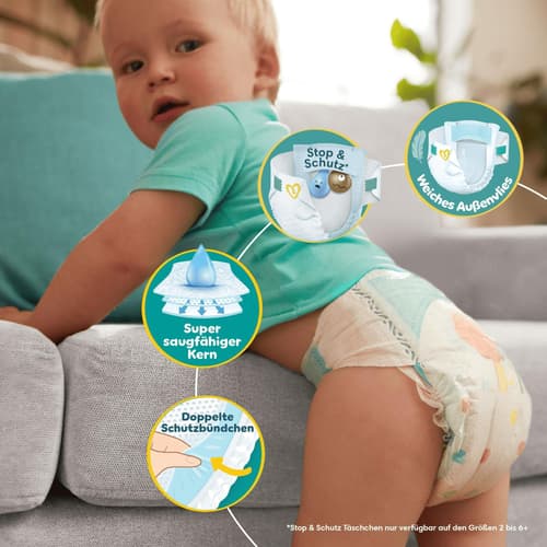 Pampers Baby-Dry Windeln Gr.3, Single Pack, 6-10kg