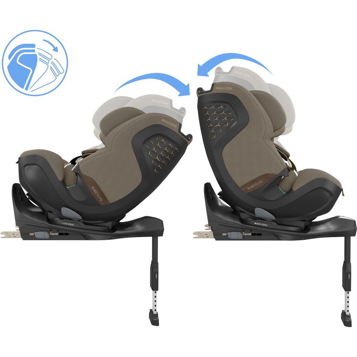Maxi CosiMaxi Cosi   Pearl XL Slide Pro authentic truffle