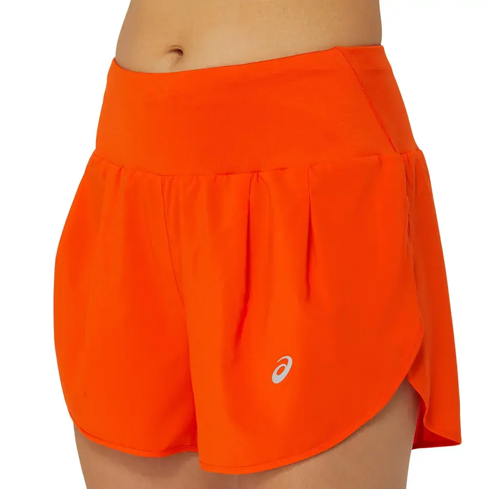 ASICS Road 3.5IN Hardloopbroek Kort Oranje Dames