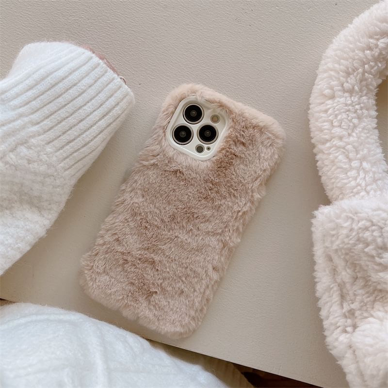 Edgin - Chenille telefoonhoesje - iPhone 15 Pro Max / 15 Pro / 15 Plus / 15 / 14 Pro Max / 14 Pro / 14 Plus / 14 / 13 Pro Max / 13 Pro / 13 / 13 mini / 12 Pro Max / 12 Pro / 12 / 12 mini / 11 Pro Max / 11 Pro / 11