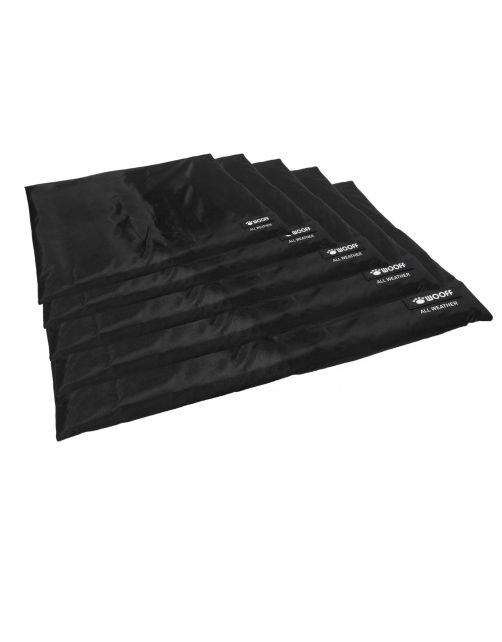 Wooff Benchmat All Weather Zwart - Hondenbenchkussen