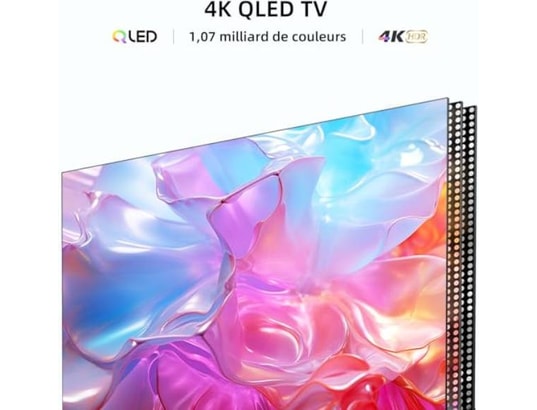 CHIQ - TV QLED 4K 126 cm U50QM8V Google TV, 50 Pouces, 4K, QLED