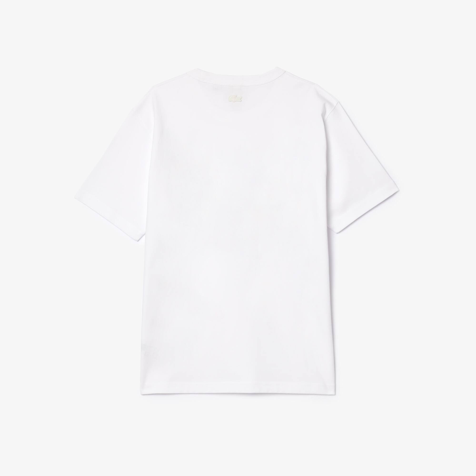 LACOSTE x le FLEUR Jersey T-Shirt T-Shirts - Weiss - Lacoste - Unisex