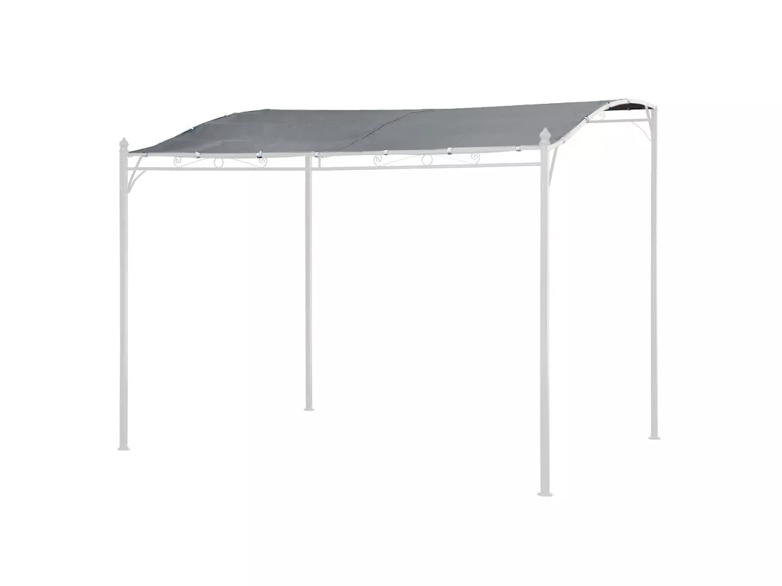 Toile pour pergola murale 3 × 2,5m NICE grise - HAPPY GARDEN